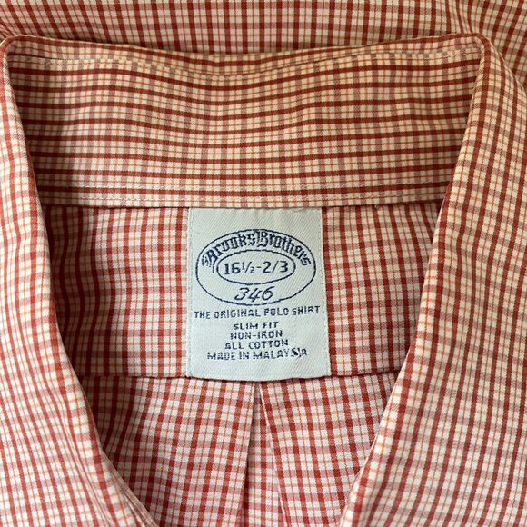 Brooks Brothers Other - Brooks Brothers Mens Slim Fit Non Iron Long Sleeve size 16½ 32-33